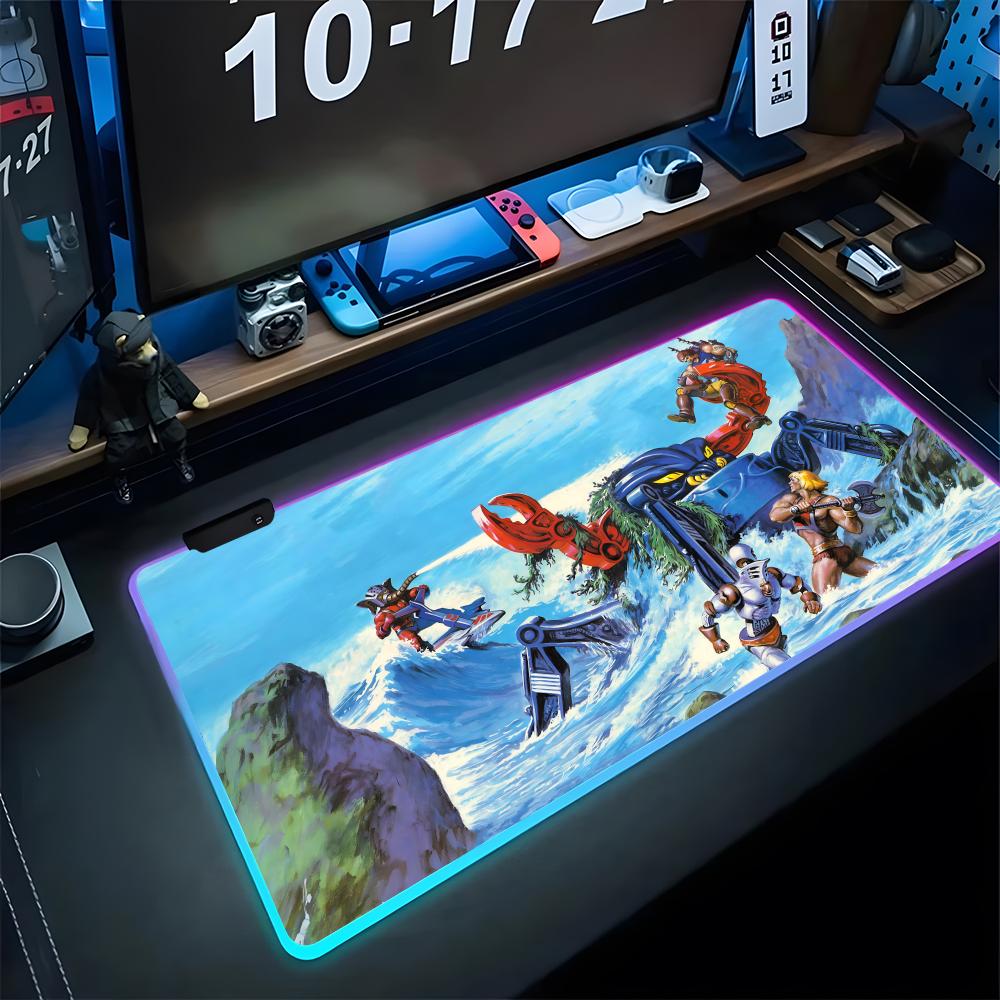 Gaming Keyboard No Rgb - 彼男はマスターズオブユニバース マウスパッド ゲーミング RGB マウスパッド バックライトキーボード