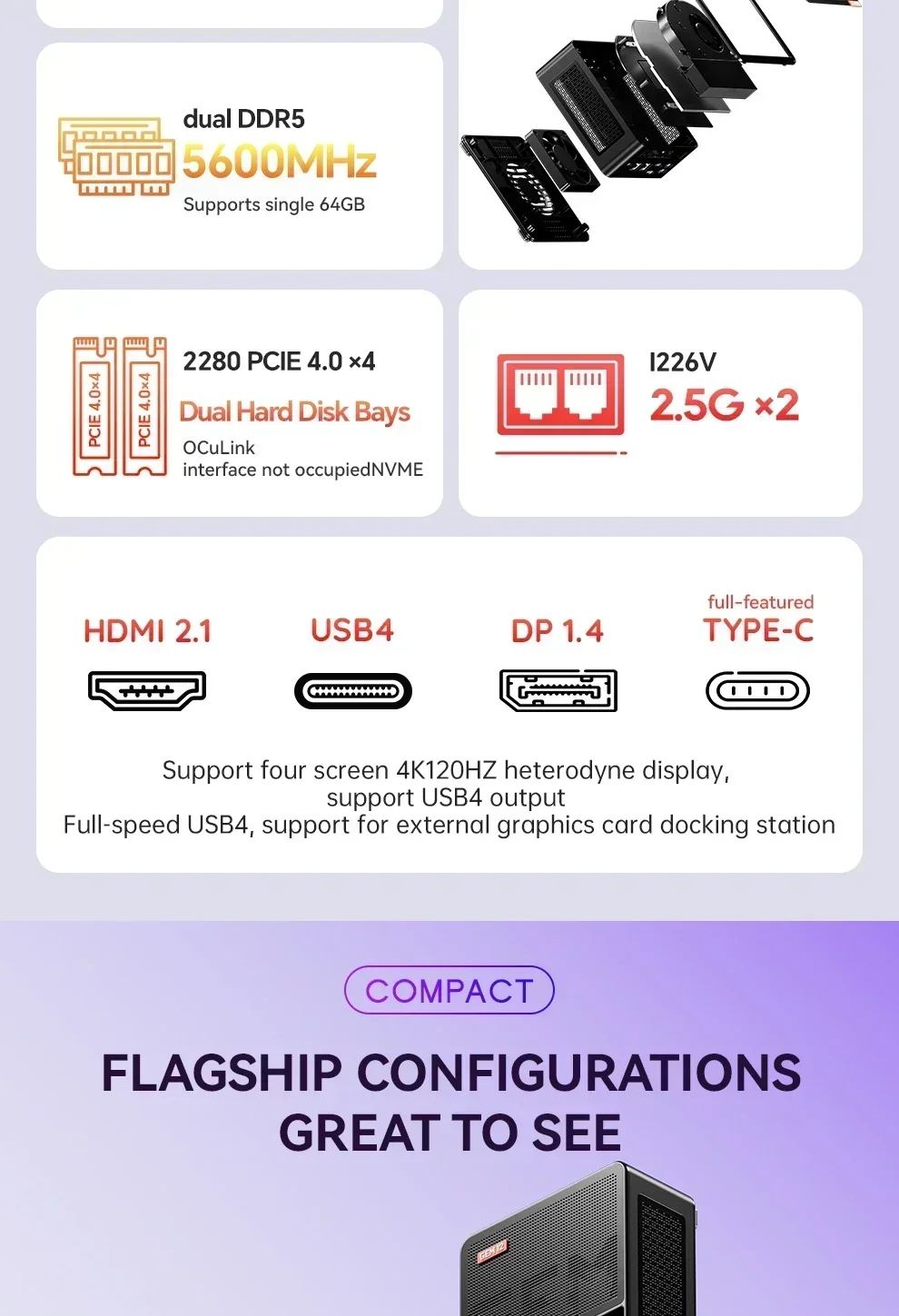 Aoostar GEM12 AMD Ryzen 7 8845 - Amd Cpu Ryzen 7 のレビューと価格