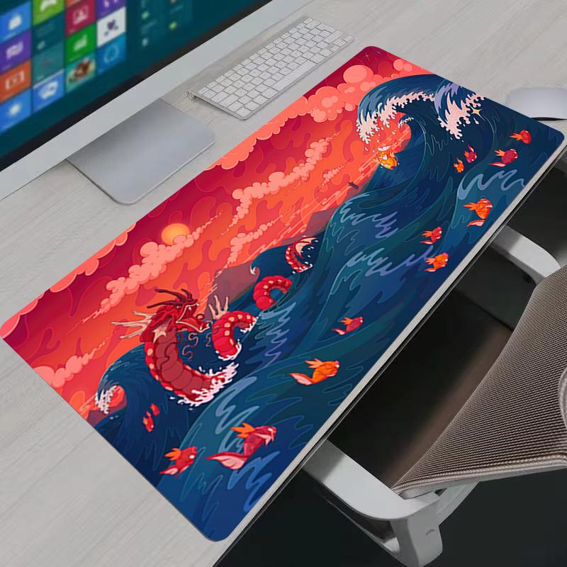 マウスパッド ゲーマー用 大型XXL ラップトップ ウェーブ - Gaming Keyboard High Ground のレビューと価格